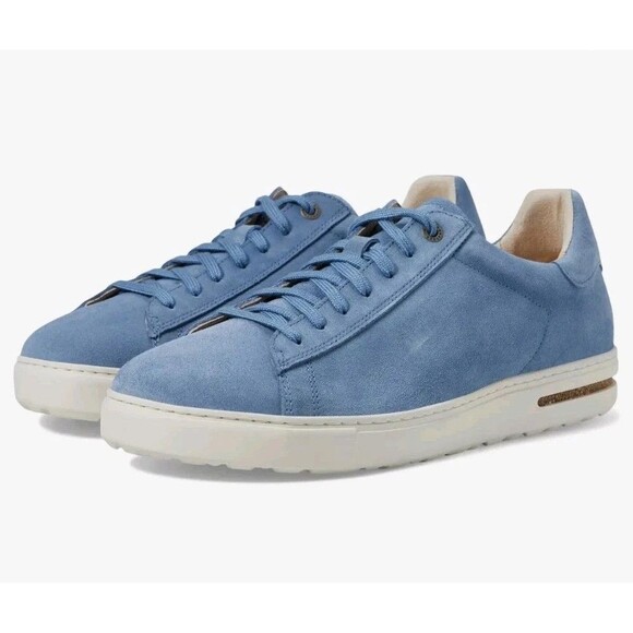 BIRKENSTOCK NEW Mens 9 Womens 11Bend Low Suede Elemental Blue Casual Sneakers